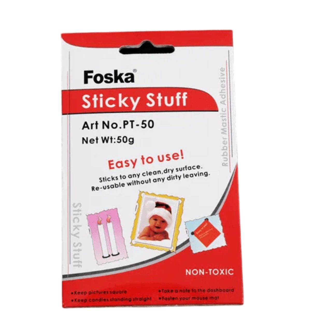 GENERICO - Adhesivo Reutilizable Power Tack PT-50 FOSKA