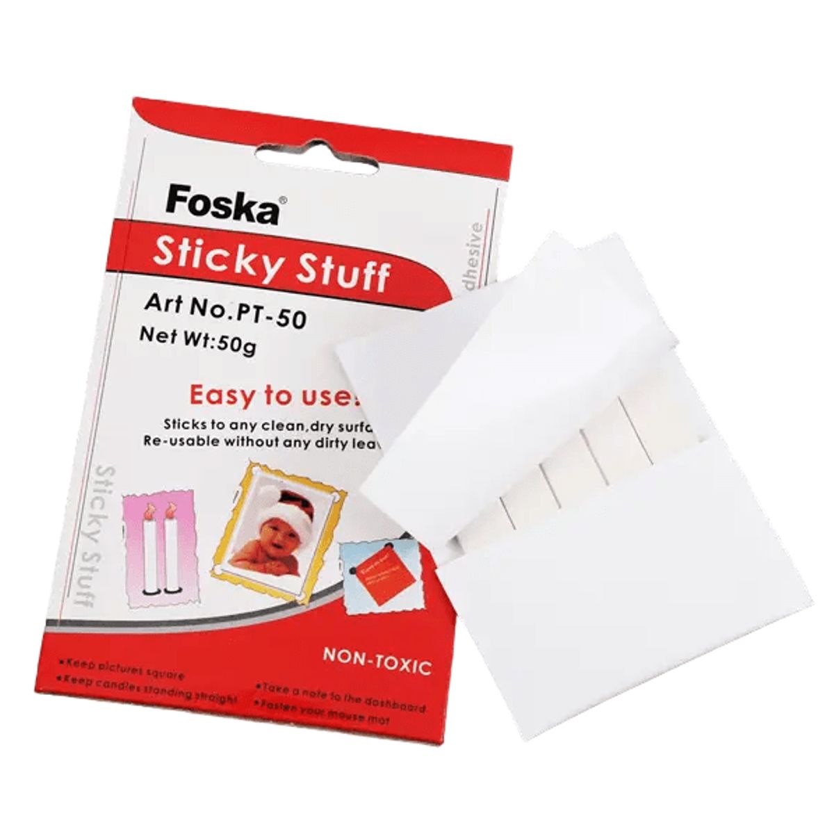GENERICO - Adhesivo Reutilizable Power Tack PT-50 FOSKA