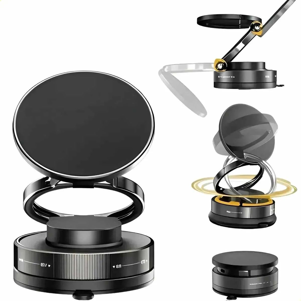 SHOP EHOME BAG - Base Magnética Con Ventosa 360°para Coche Y Superficie Lisa