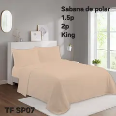 GENERICO - Sabana polar lisa color 2 plazas