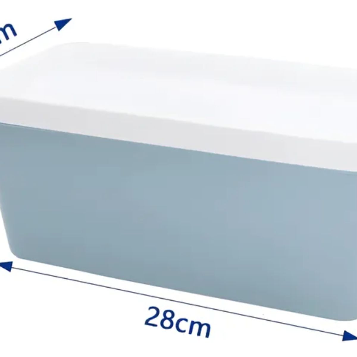 GENERICO - Caja Organizadora Plástica Con Tapa 28x14x12cm