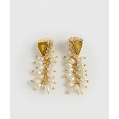 LOUNGE - Aros Mujer Piedra Strass Perlas