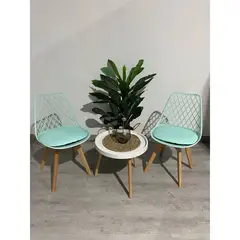 MOAD - Set Terraza Tulip Exterior Mesa Blanca