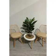 MOAD - Set Terraza Tulip Exterior Mesa Blanca