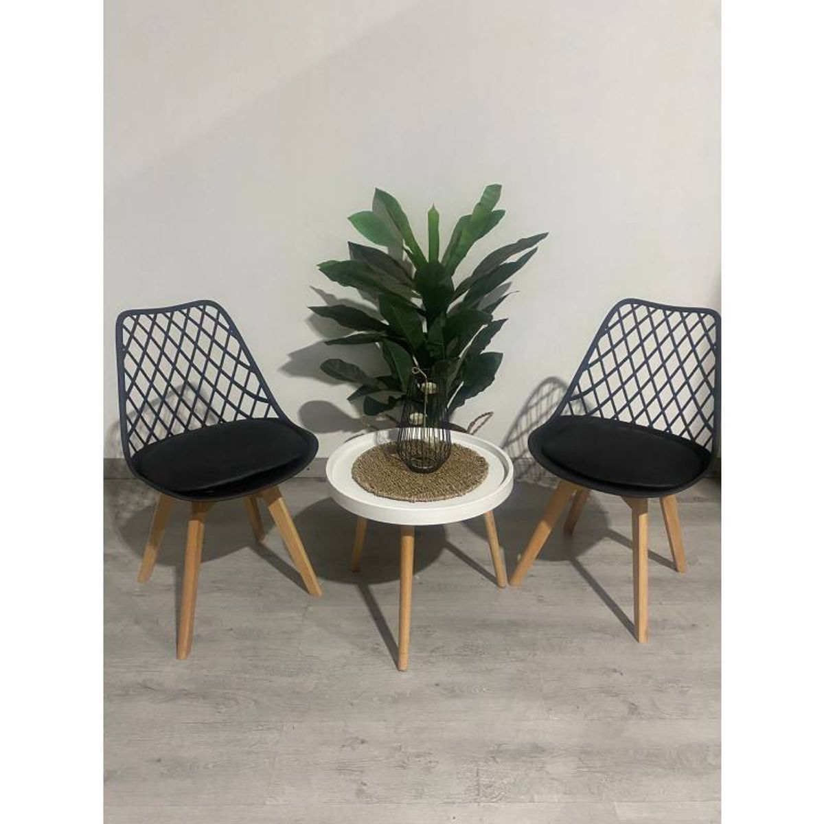 MOAD - Set Terraza Tulip Exterior Mesa Blanca