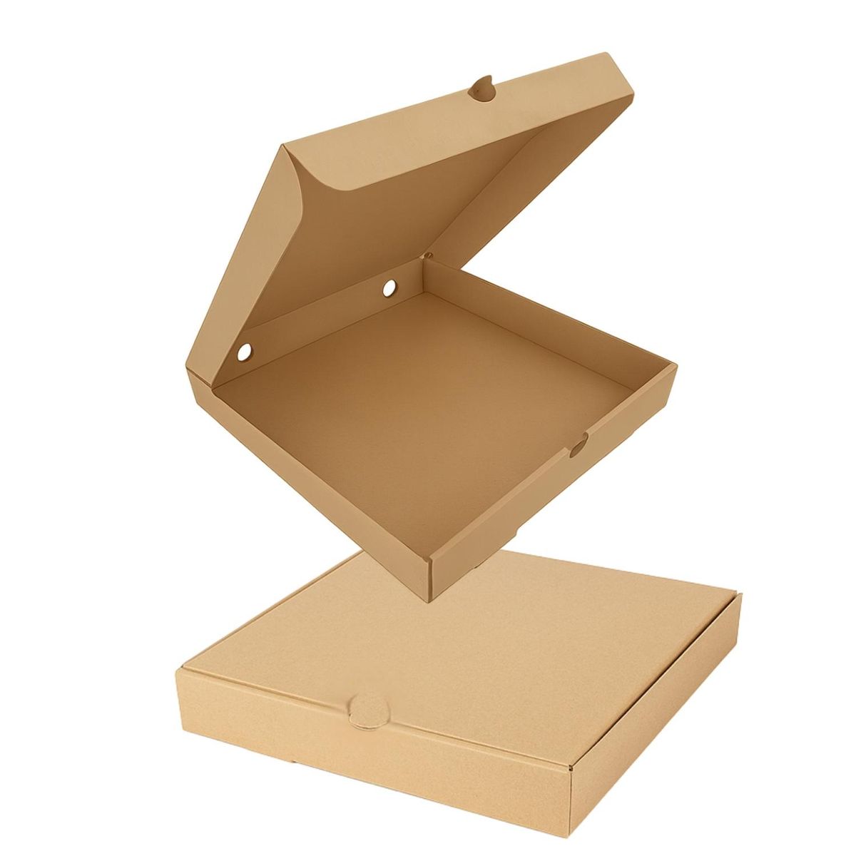 GENERICO - Caja Para Pizza 32x32x4cm 50 Unidades Vitrauss - Cafe
