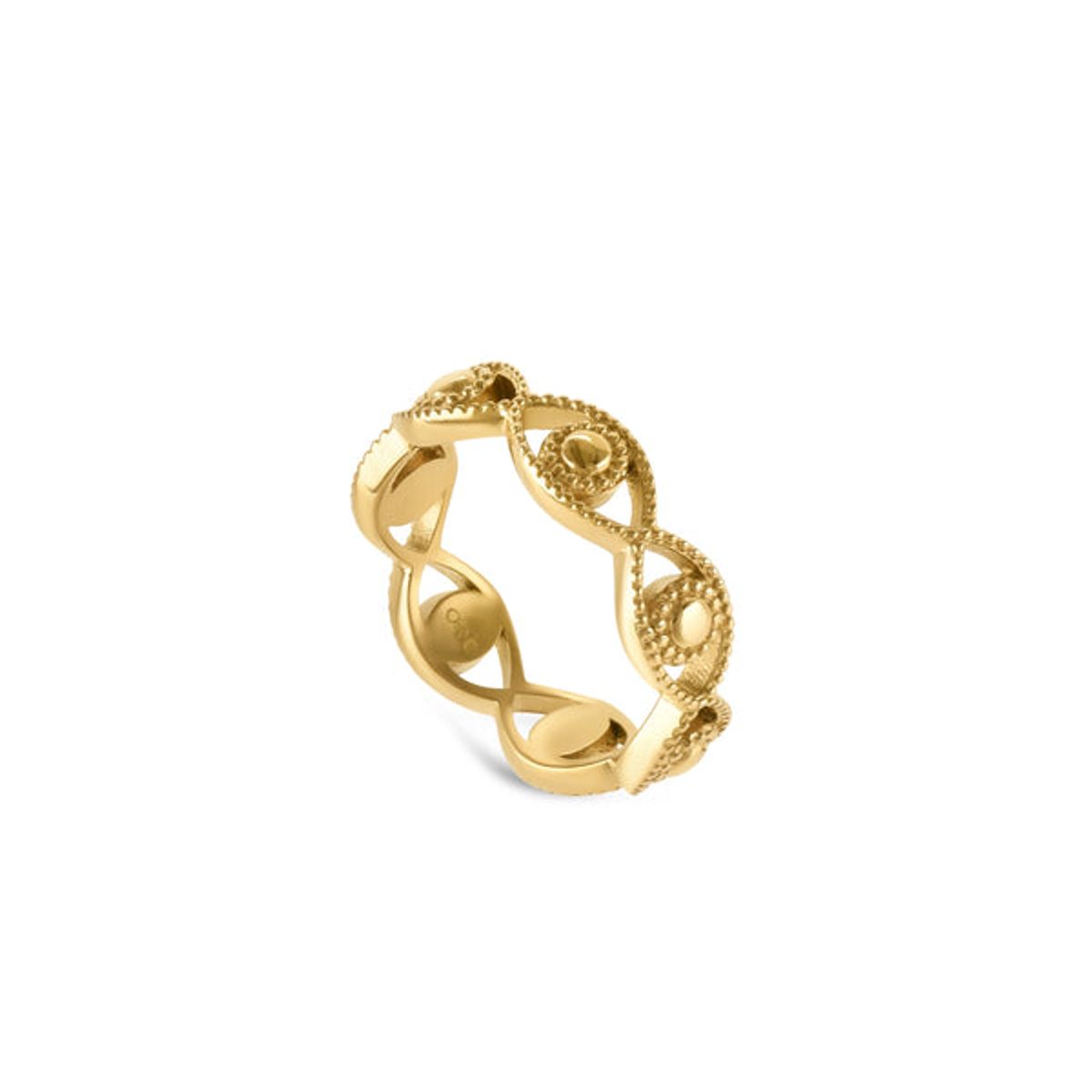 ONE DESIGNED IN LISBON - Anillo Evil Eye Gold