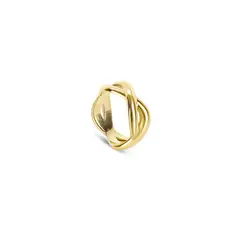 ONE DESIGNED IN LISBON - Anillo Infinity Crossed Gold
