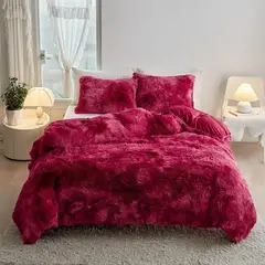 DIANA - COBERTOR DE INVIERNO PELUDO CON CHIPORRO PREMIUN 2 PLAZA DISEÑO JASPEADO