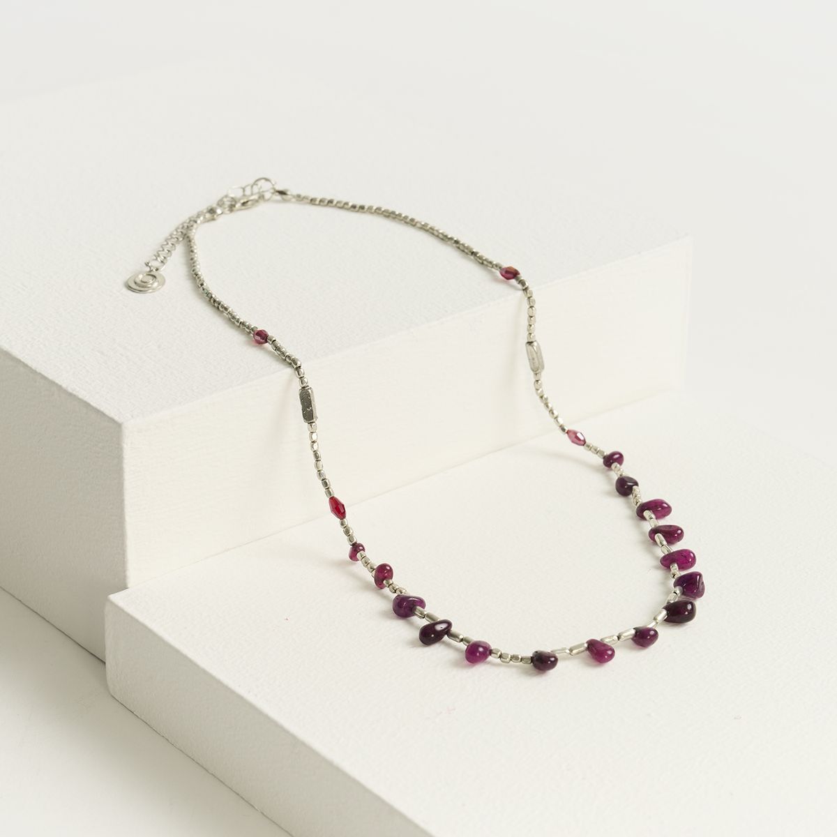 LOUNGE - Collar Mujer Mostacillas Piedras