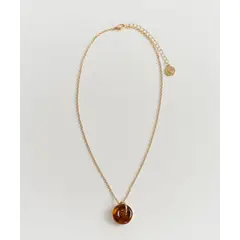 LOUNGE - Collar Mujer Pelota Resina Colgante