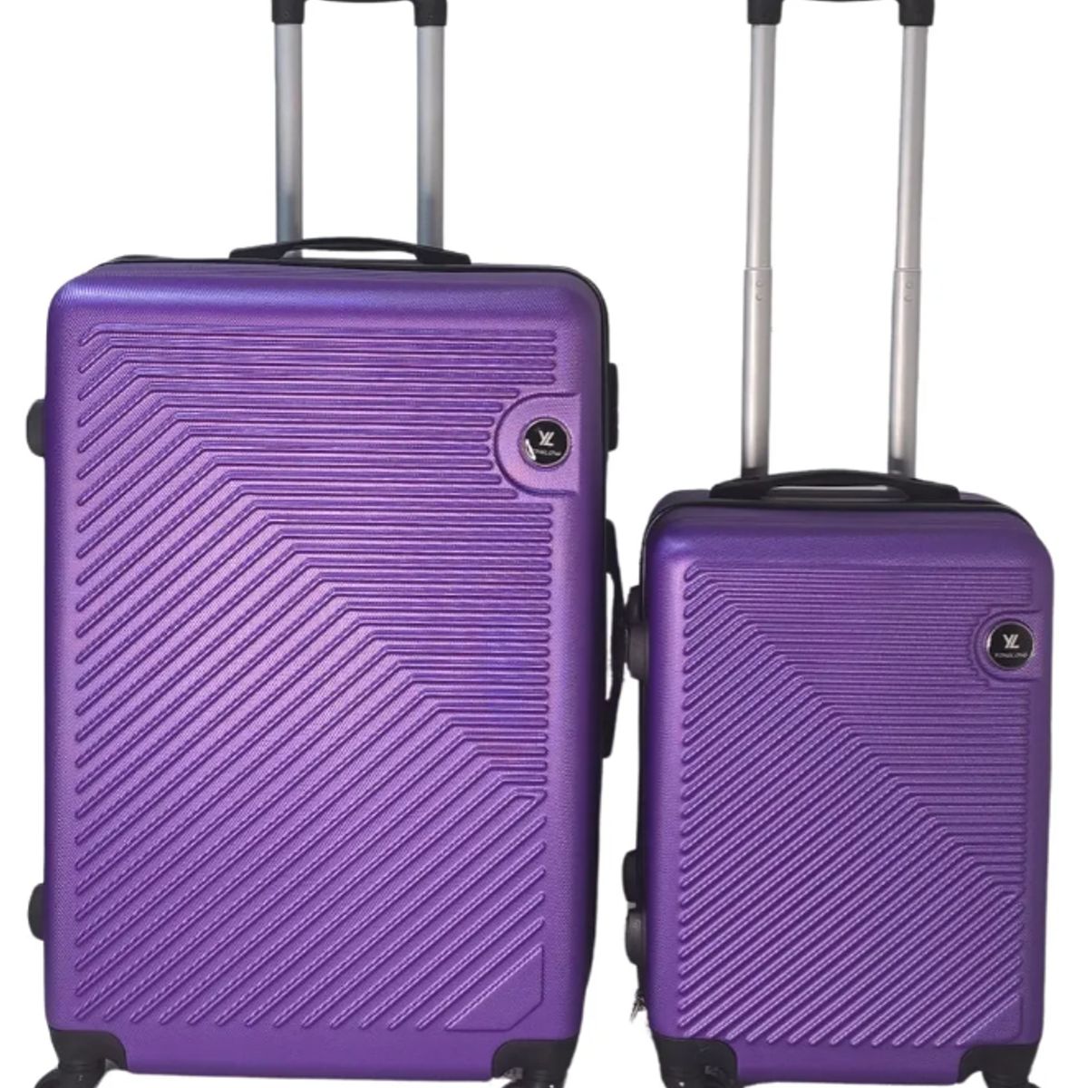 GENERICO - Pack de 2  Maletas Rigidas 10 kg y 28 kg Cabina y Bodega Morado