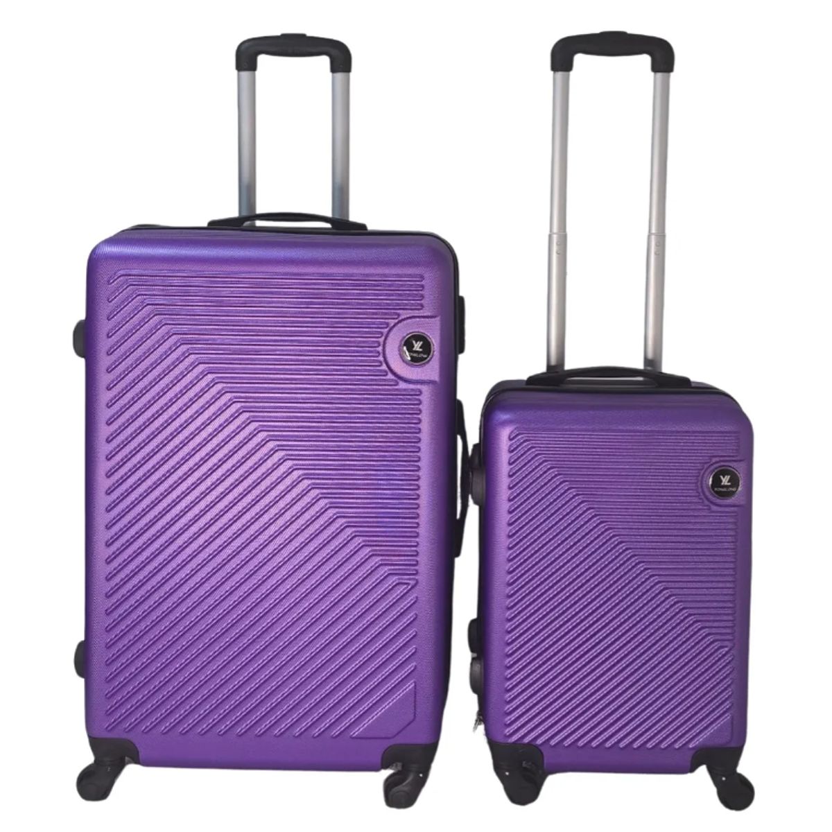 GENERICO - Pack de 2  Maletas Rigidas 10 kg y 28 kg Cabina y Bodega Morado