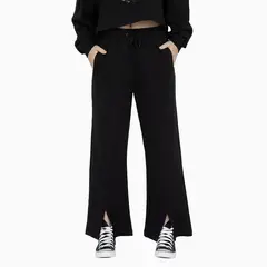 CONVERSE - Pantalón Small Shine Patch Chevron Mujer Negro