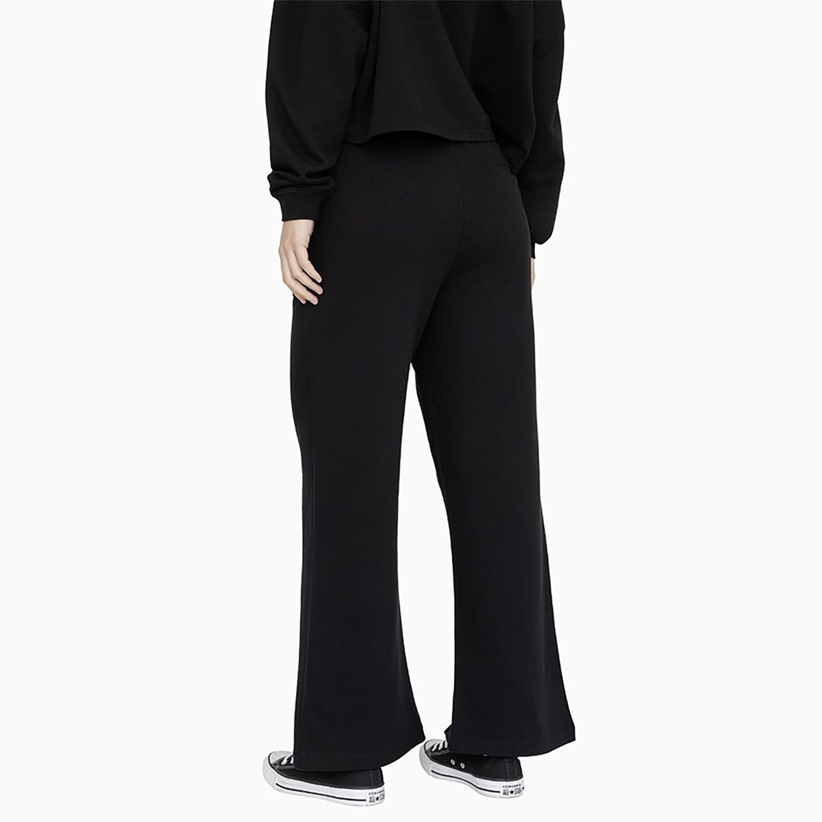 CONVERSE - Pantalón Converse Small Shine Patch Chevron Mujer Negro