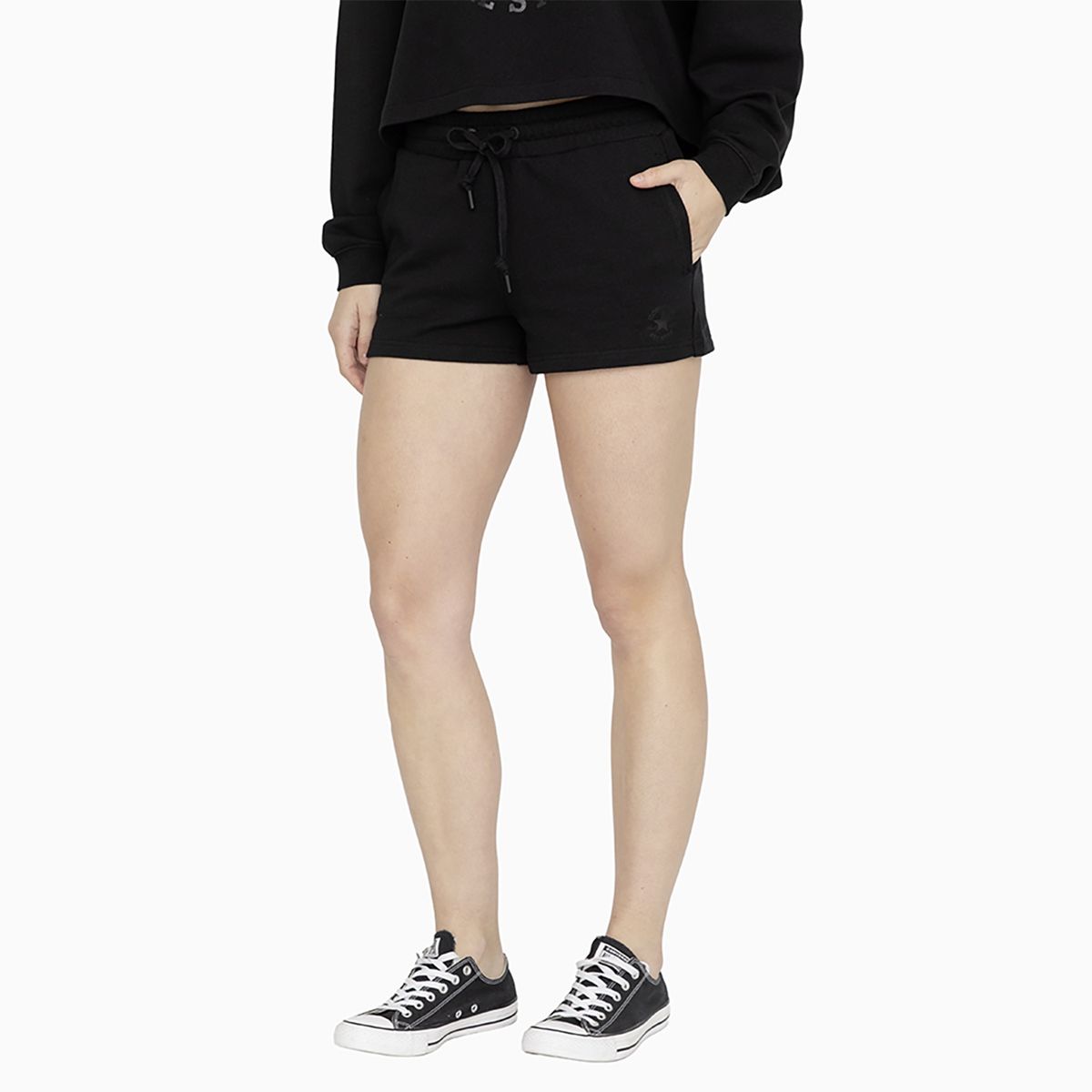CONVERSE - Short Converse Classic Mujer Negro