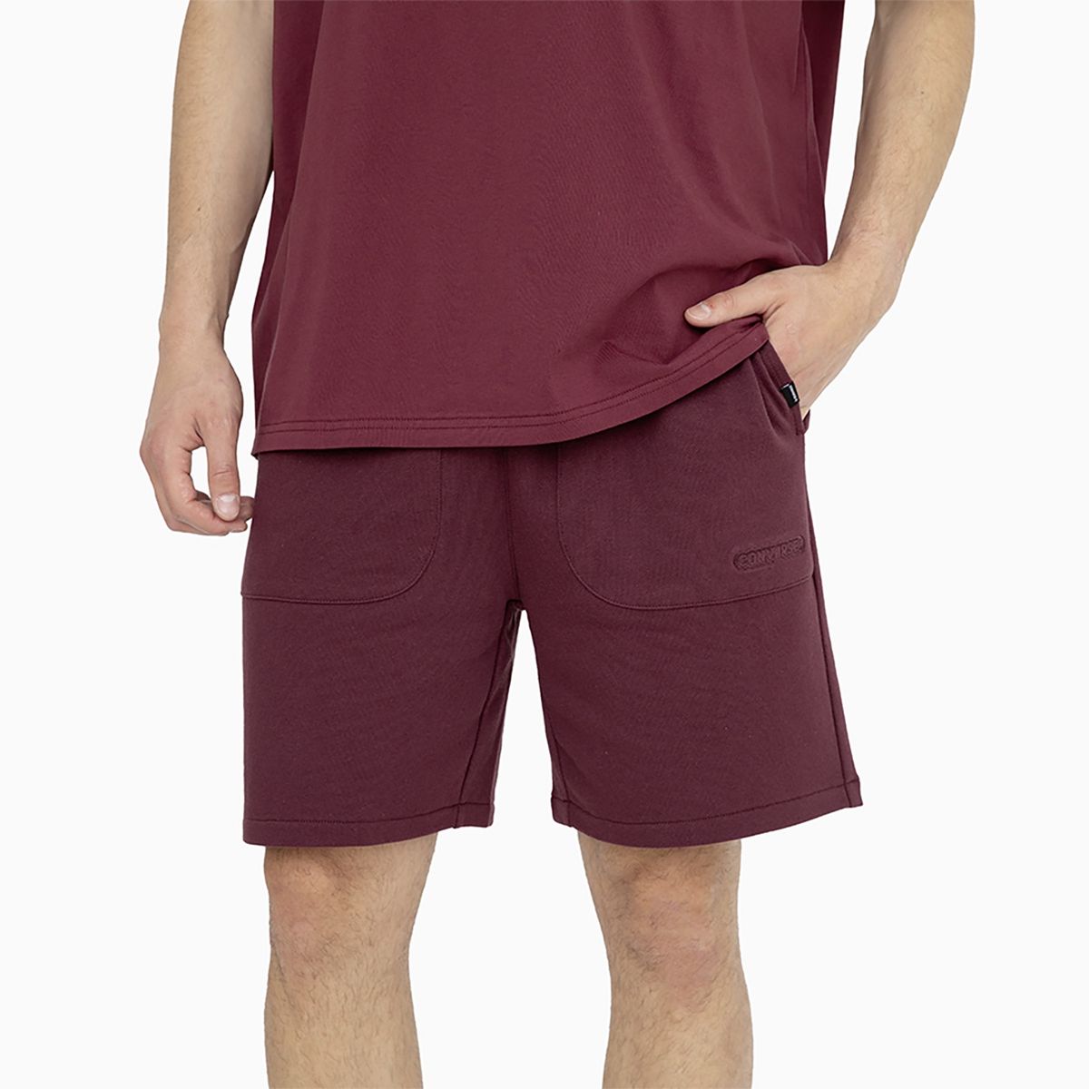 CONVERSE - Short Converse Your Logo Hombre Morado