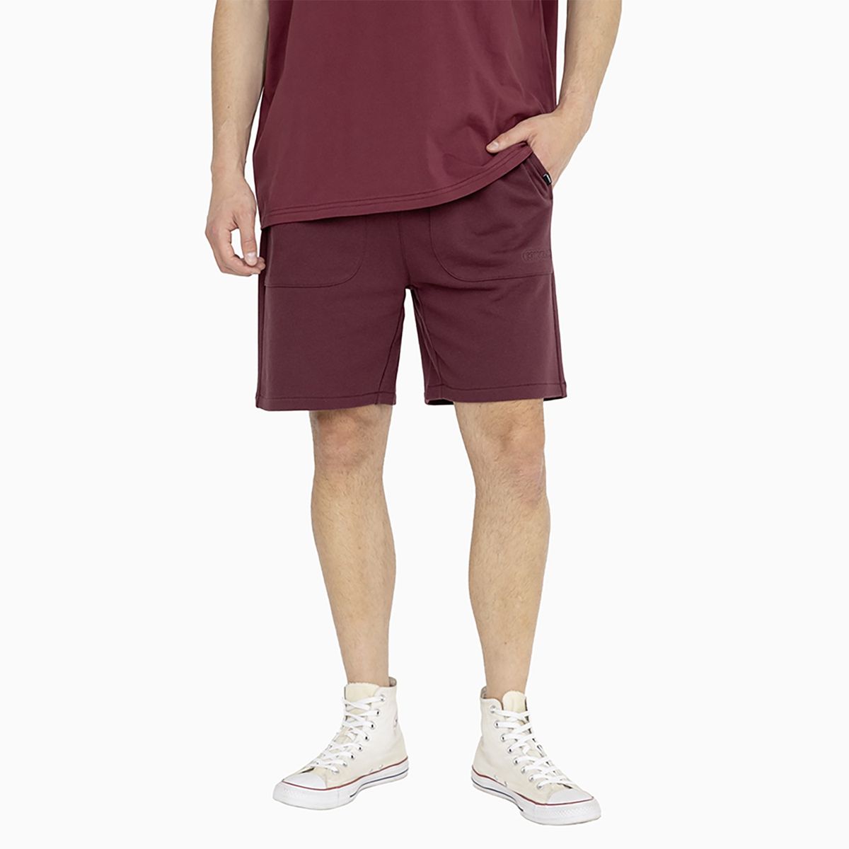 CONVERSE - Short Converse Your Logo Hombre Morado