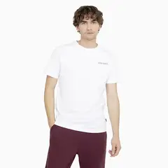 CONVERSE - Polera Earth M/C Hombre Blanco