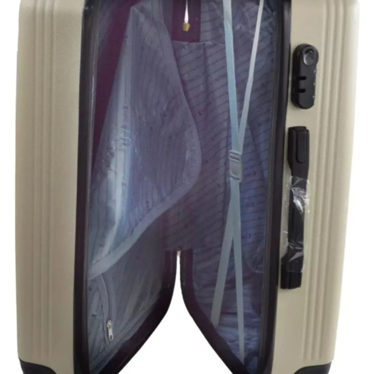 GENERICO - Pack de 2  Maletas Rigidas 10 kg y 28 kg Cabina y Bodega Beige