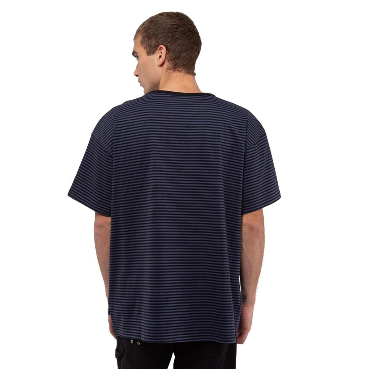 CONVERSE - Polera Converse Stripes M/C Hombre Azul