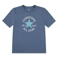 Polera Diected Chuck Patch M/C Jr. Niños Azul