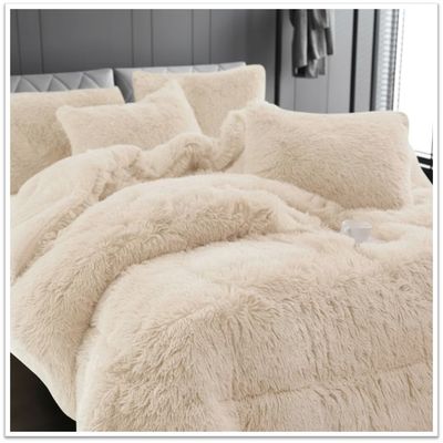 Imagen 2 del producto COBERTOR DE INVIERNO PELUDO CON CHIPORRO PREMIUN 2 PLAZA UNICOLOR