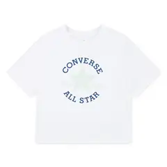 CONVERSE - Polera Diected M/C Jr. Niños Blanco