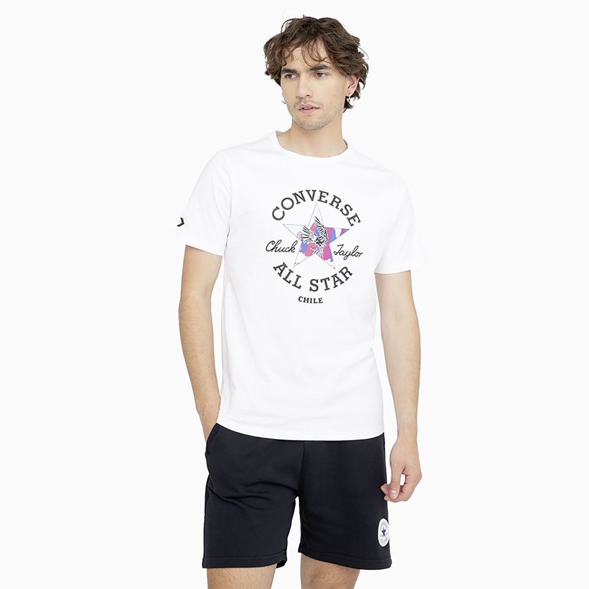 CONVERSE - Polera Converse City Tees M/C Hombre Negro