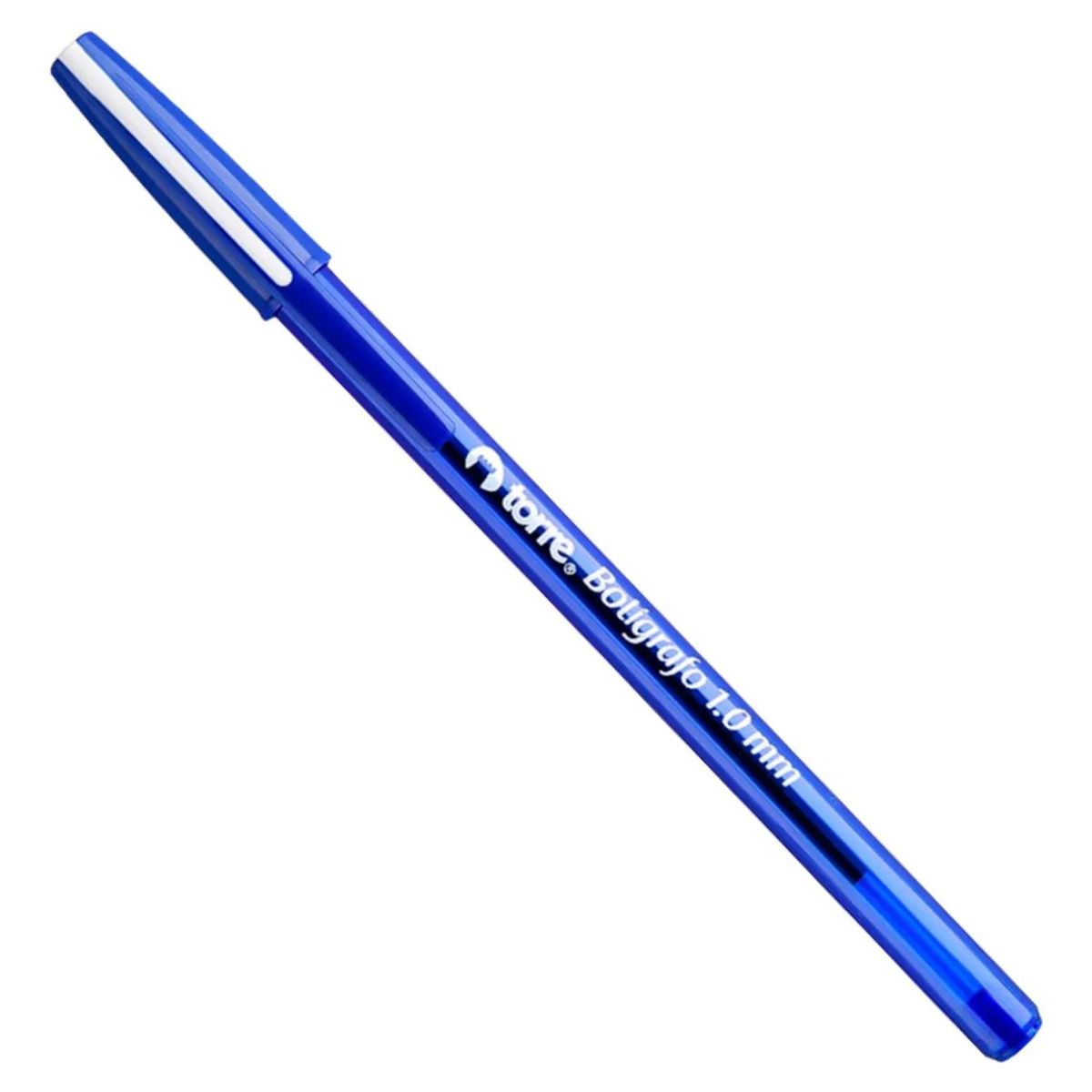 TORRE - Lápiz Pasta Torre Punta Media 1mm Tinta Azul Caja x12 Unidades