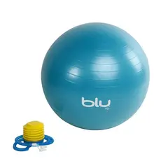 BLU FIT - Pelota Fitness Gym Ball 65 cm Azul