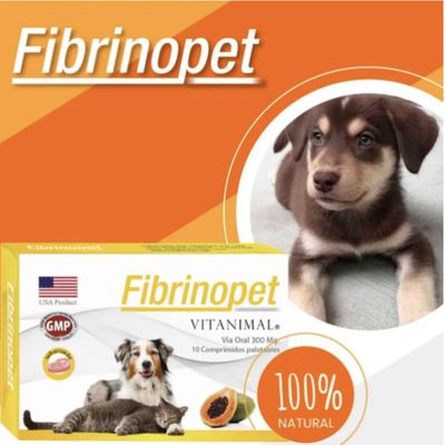 Imagen 2 del producto Fibrinopet Para Perros Y Gatos Vitanimal X 10 Comprimidos