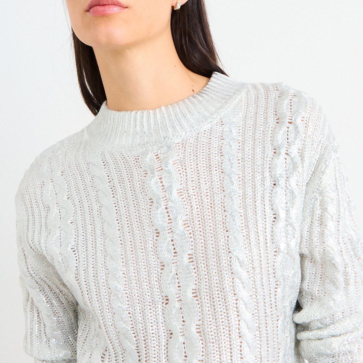 IO - Sweater Liso Mujer Blanco Io