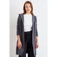 IO - Chaleco Liso Mujer Gris