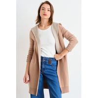 Chaleco Liso Mujer Avellana