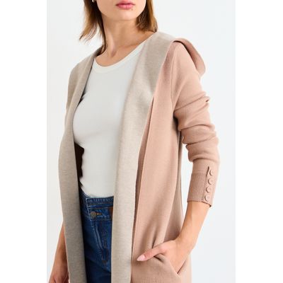 Imagen 2 del producto Chaleco Liso Mujer Avellana