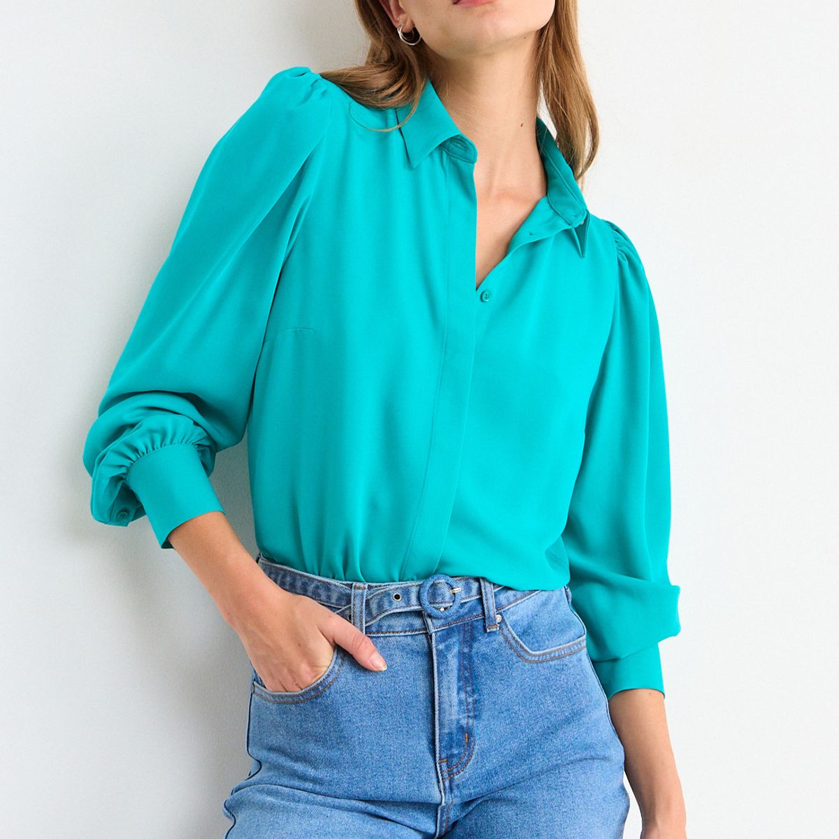 IO - Blusa Lisa Mujer Calipso Io