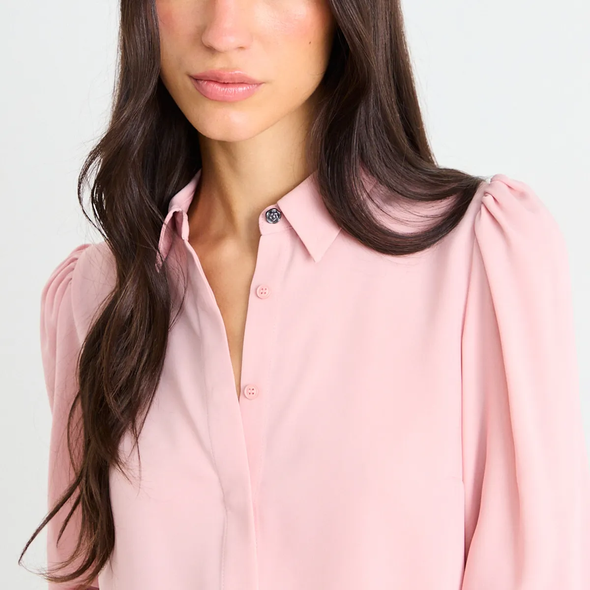 IO - Blusa Lisa Mujer Rosa Io