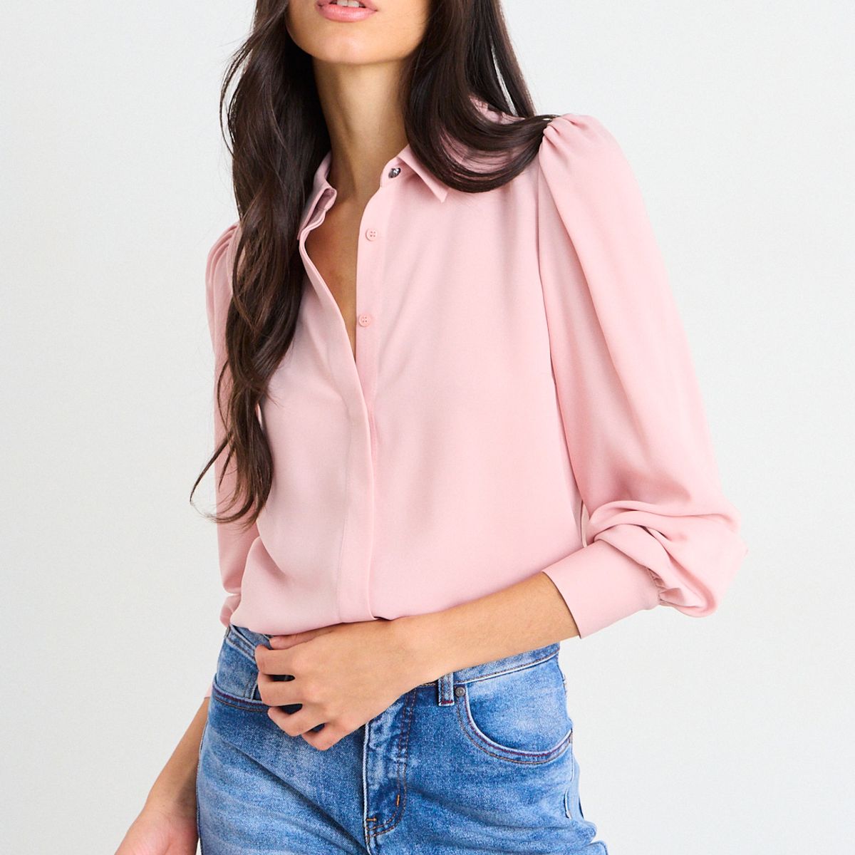 IO - Blusa Lisa Mujer Rosa Io
