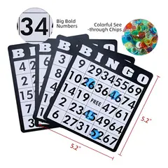 GENERICO - Juego De Bingo Lota Juego Completo Con Tombola Fichas Y Pelota