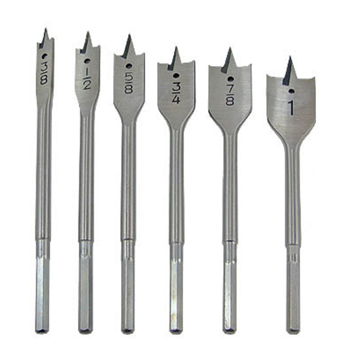 GENERICO - JGO BROCAS PALETA 6PCS 38-1