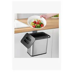 GENERICO - Cubo De Basura Colgante Con Tapa Para Puerta De Gabinete