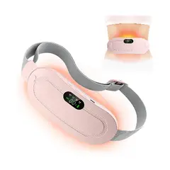 GENERICO - Almohadilla Calefactor Menstrual Cinturón Térmico Eléctrico Color Rosa