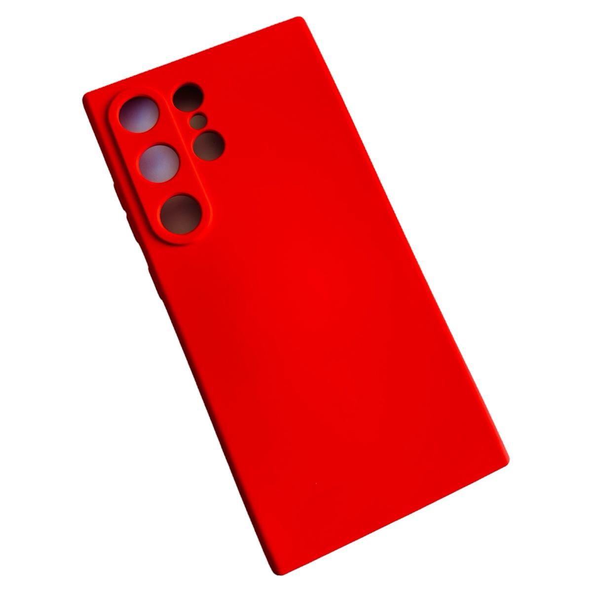 GENERICO - Carcasa Funda Para Samsung S24 Ultra Silicona Rojo