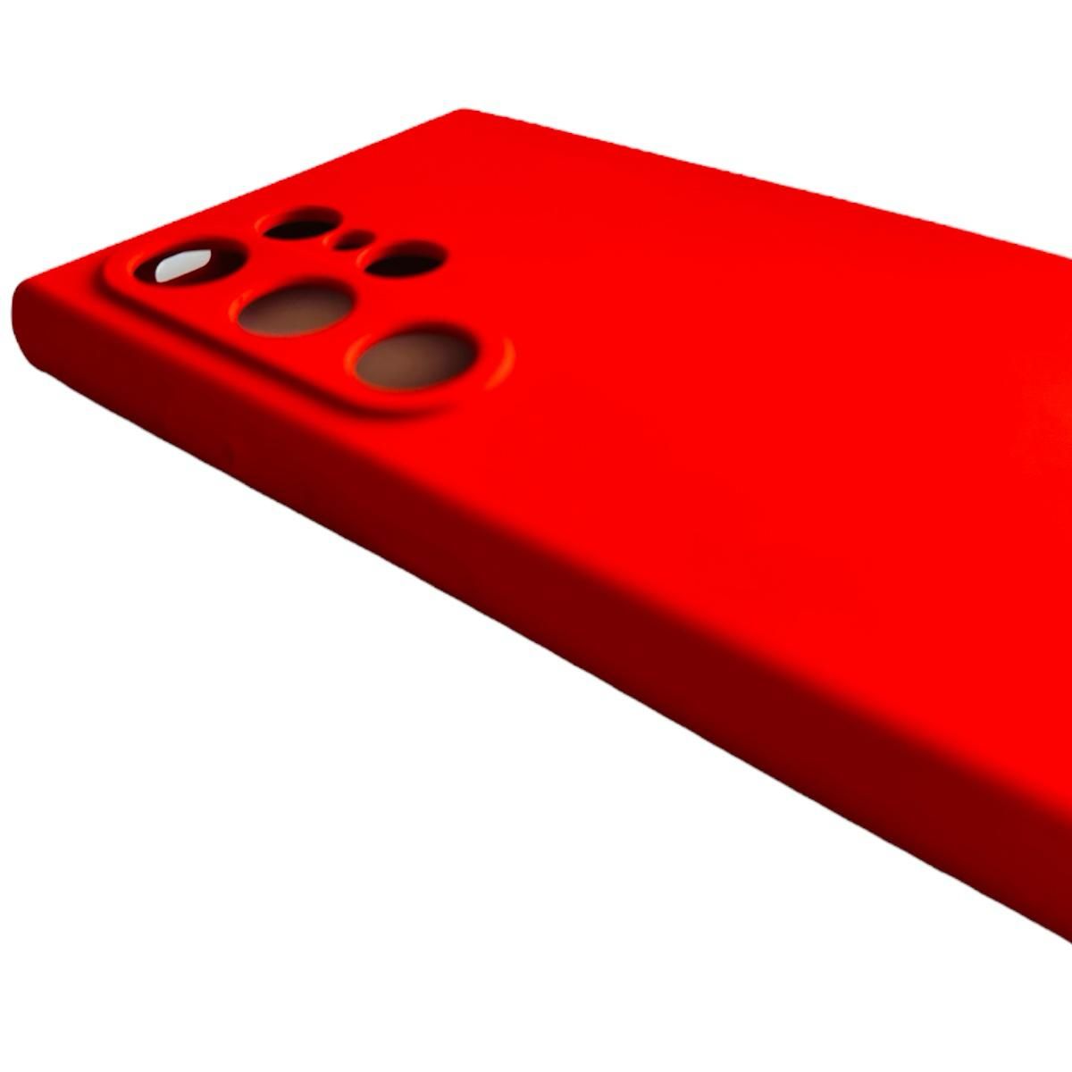 GENERICO - Carcasa Funda Para Samsung S24 Ultra Silicona Rojo
