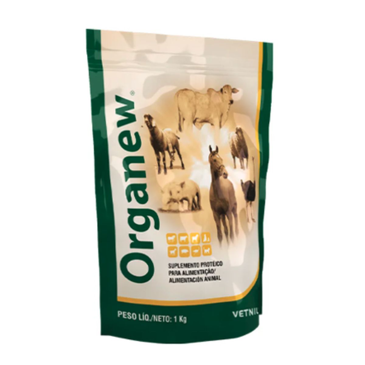 GENERICO - Suplemento Probiótico Y Prebiótico Organew 1 Kg Vetnil