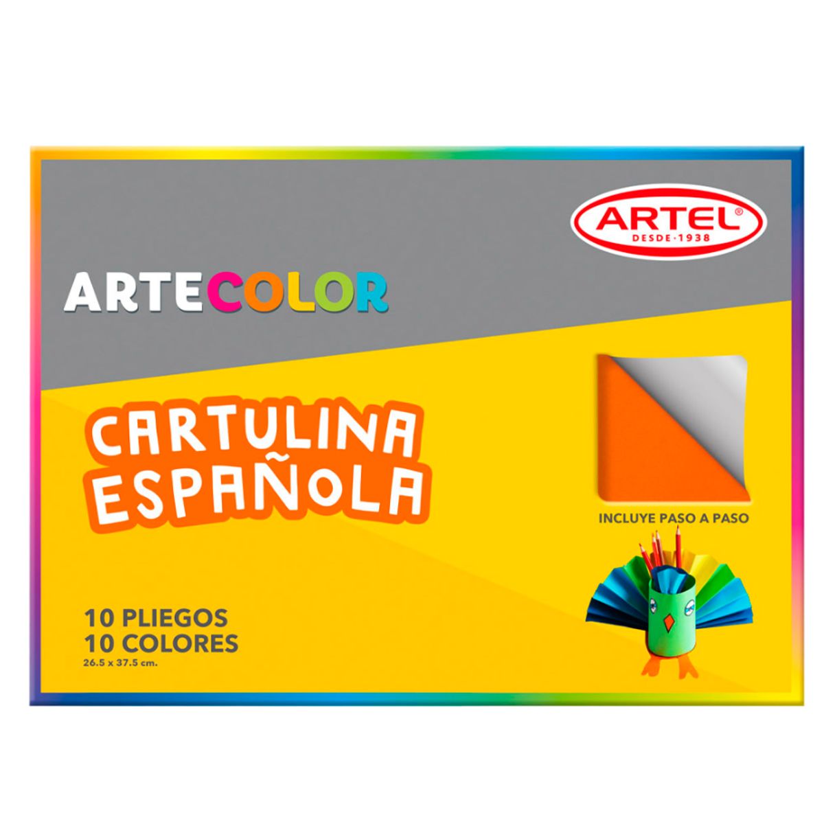 ARTEL - Artecolor Cartulina Española 10hojas ARTEL