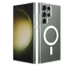 GENERICO - Carcasa Para Samsung S24 Ultra Transparente MagSafe