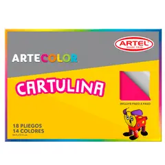 ARTEL - Artecolor Cartulinas 18hojas 14 Colores