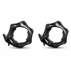 IMPOPLANET - PAR DE COLLARINES OLIMPICOS 50MM PARA BARRA NEGRO